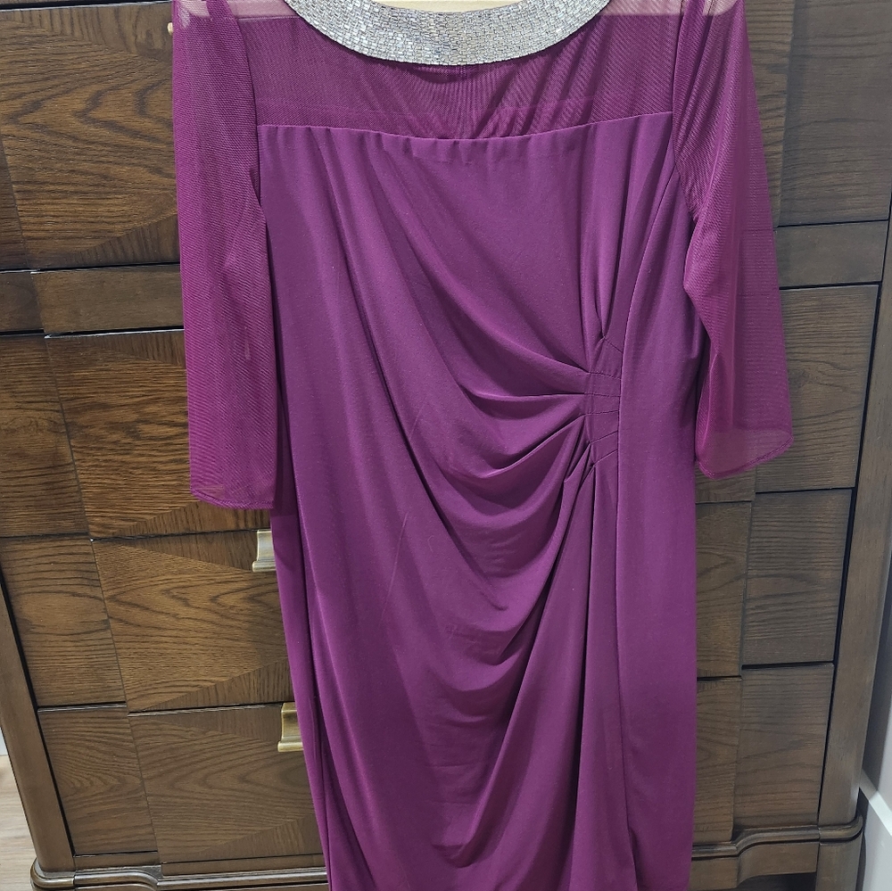 Elegant Mulberry Dress Size 14